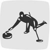 Mark displaying an athlete curling