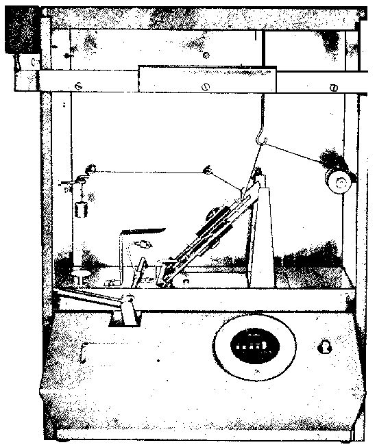 Photographie d’un appareil d’essai d’inflammabilité.