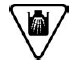 Symbole d’avertissement - corrosif qui consiste en un triangle inversé contenant les os d’une main à l’intérieur.